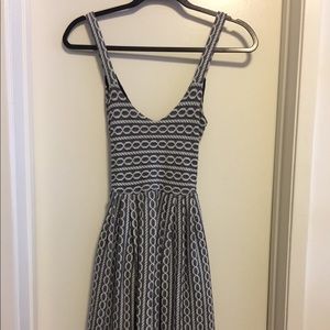 Anthropologie Dress - Gray and White